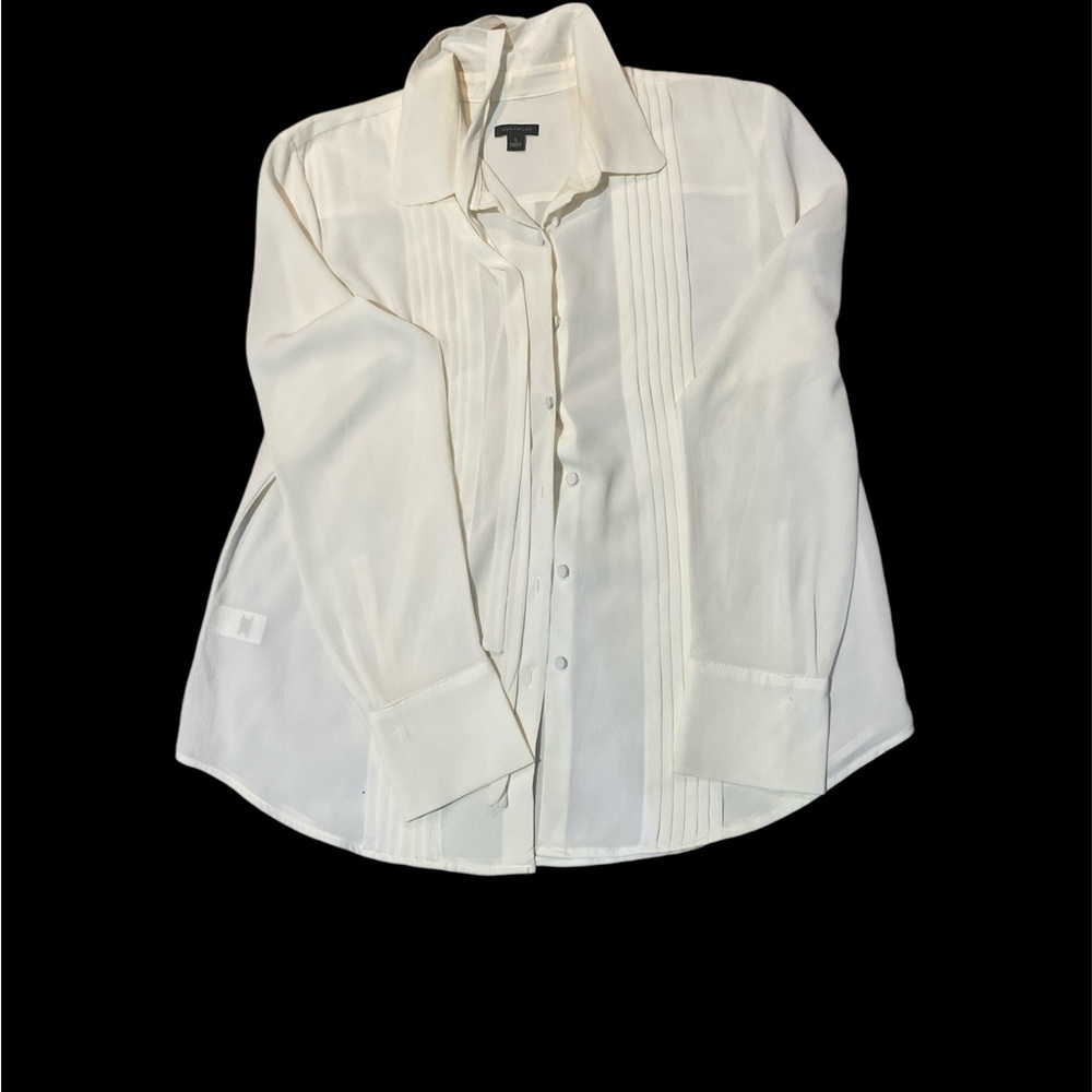 White large Ann Taylor blouse